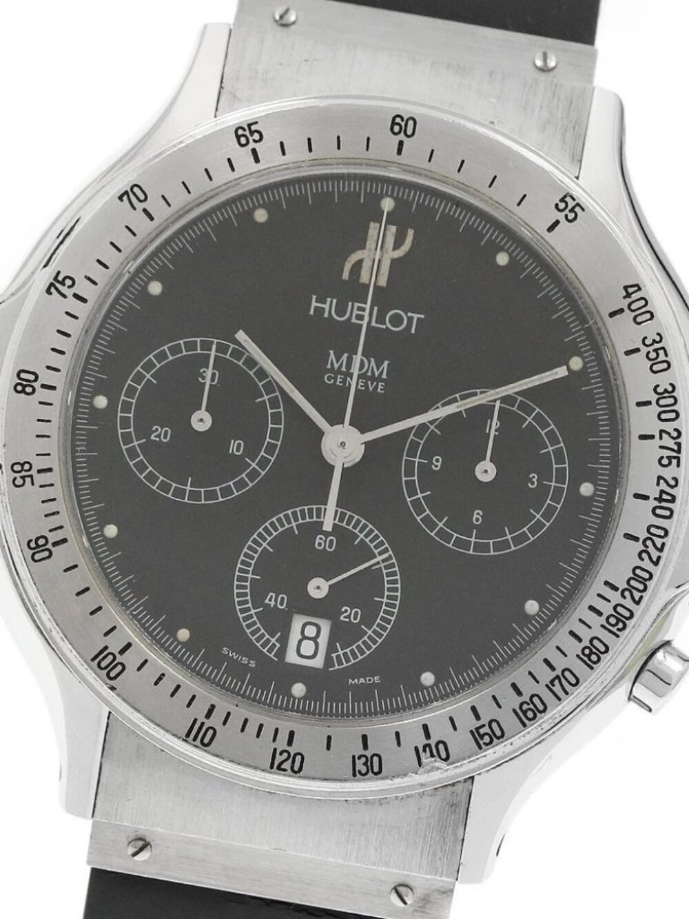 HUBLOT MDM 1620.1 Chronograph black Dial Quartz Men's Watch_935667